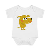 UGoArt™ Dog Cute Baby Child Infant Kid Newborn Rib Short Sleeve Onesie Romper Bodysuit Jumpsuit Boy Girl Unisex