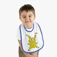 UGoArt Bunny v1 I Love Peas and Carrots! Baby Child Infant Kid Newborn Toddler Jersey Bib Boy Girl Unisex