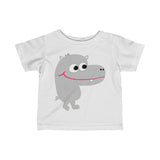 UGoArt™ Hippo Cute Baby Child Infant Kid Newborn Toddler Fine Jersey Tee T-Shirt Boy Girl Unisex