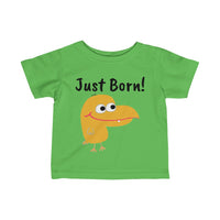 UGoArt™ Bird v1 Just Born! Cute Baby Child Infant Kid Newborn Toddler Fine Jersey Tee T-Shirt Boy Girl Unisex