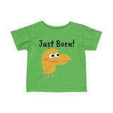 UGoArt™ Bird v1 Just Born! Cute Baby Child Infant Kid Newborn Toddler Fine Jersey Tee T-Shirt Boy Girl Unisex