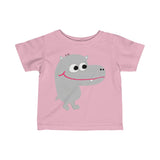 UGoArt™ Hippo Cute Baby Child Infant Kid Newborn Toddler Fine Jersey Tee T-Shirt Boy Girl Unisex