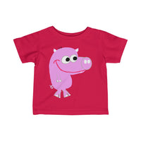 UGoArt™ Pig Cute Baby Child Infant Kid Newborn Toddler Fine Jersey Tee T-Shirt Boy Girl Unisex