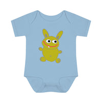 UGoArt™ Bunny v1 Cute Baby Child Infant Kid Newborn Rib Short Sleeve Onesie Romper Bodysuit Jumpsuit Boy Girl Unisex