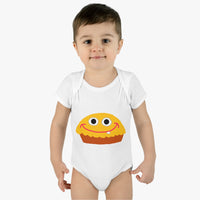 UGoArt™ Pie Cute Baby Child Infant Kid Newborn Rib Short Sleeve Onesie Romper Bodysuit Jumpsuit Boy Girl Unisex