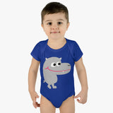 UGoArt™ Hippo Baby Child Infant Kid Newborn Rib Short Sleeve Onesie Romper Bodysuit Jumpsuit Boy Girl Unisex