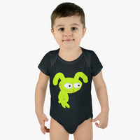 UGoArt™ Bunny v2 Baby Child Infant Kid Newborn Rib Short Sleeve Onesie Romper Bodysuit Jumpsuit Boy Girl Unisex